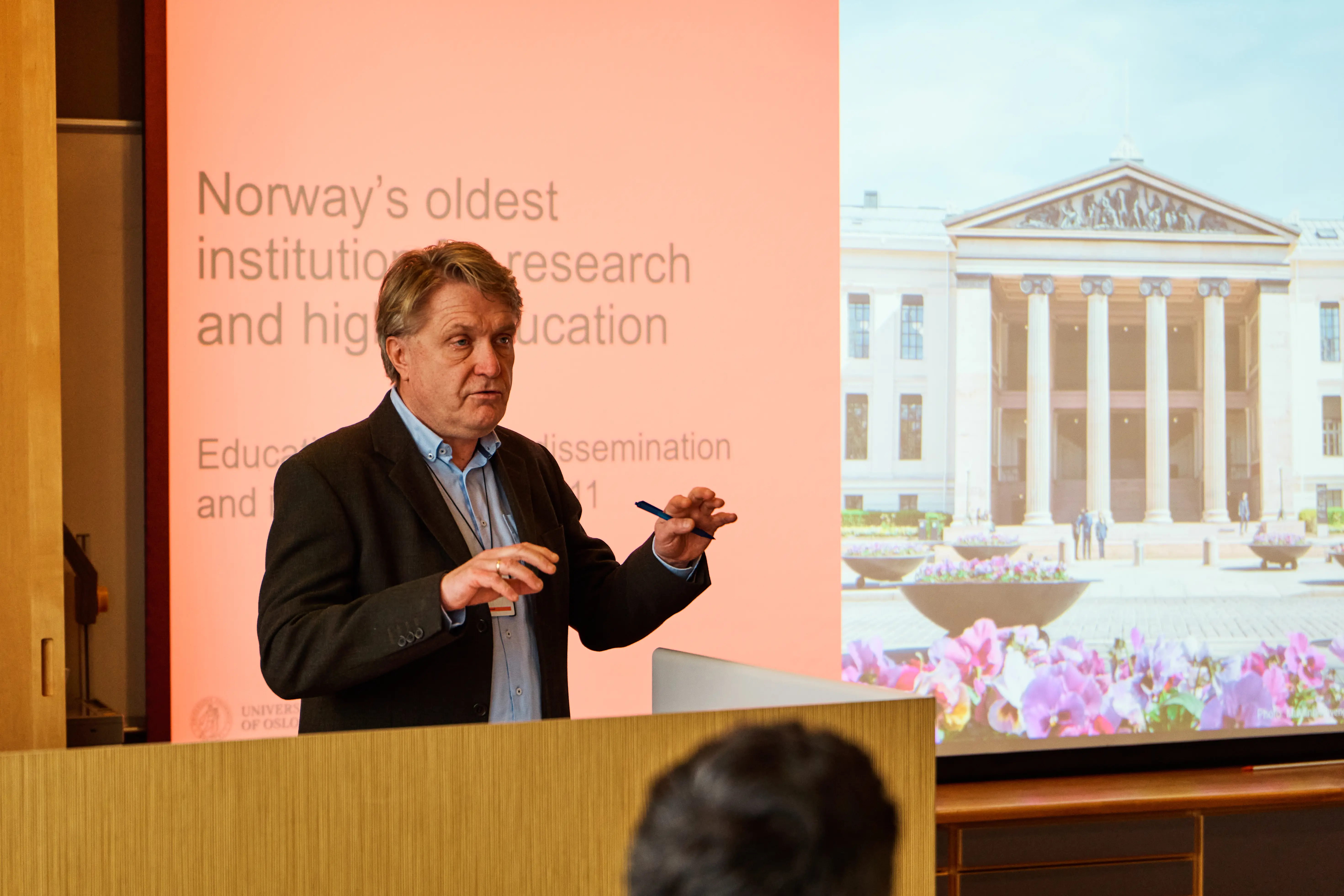 Johannes Falk Paulsen, Directorul Adjunct al Universității din Oslo (foto: SIS)
