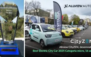 Allview CityZEN, desemnată Best Electric City Car 2025
