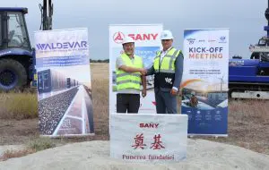 SANY și WALDEVAR lansează la Dobrești un proiect solar cu stocare de energie