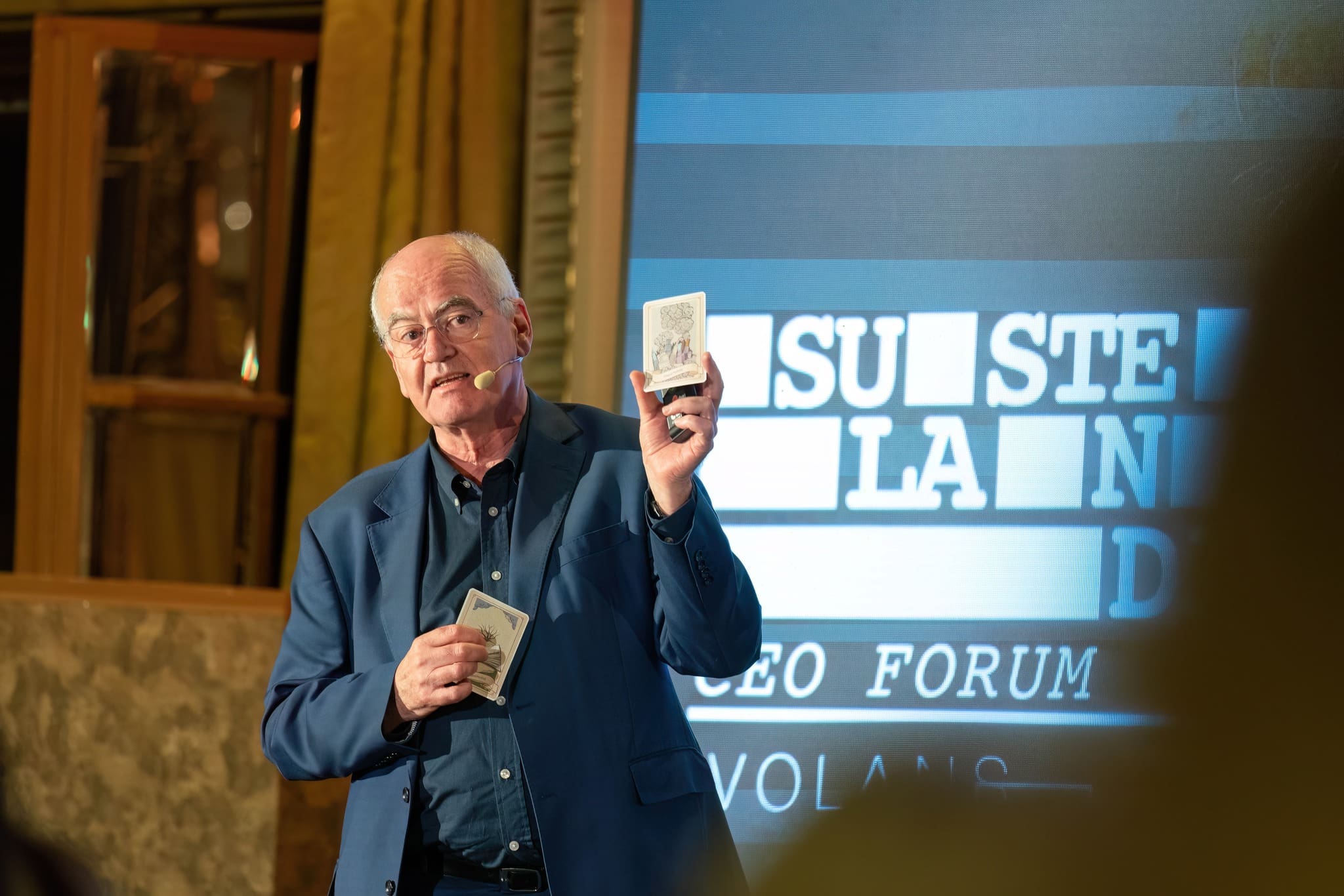 John Elkington, la Sustenlandia CEO Forum - sursa foto: Ambasada Sustenabilitatii